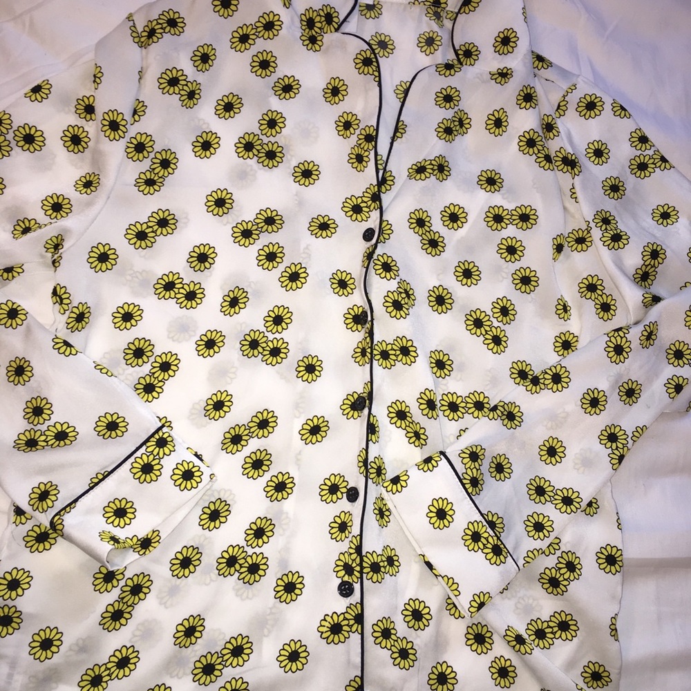 Flowered pajama set